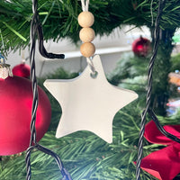 Decorațiune Steluță albă (set de 3)